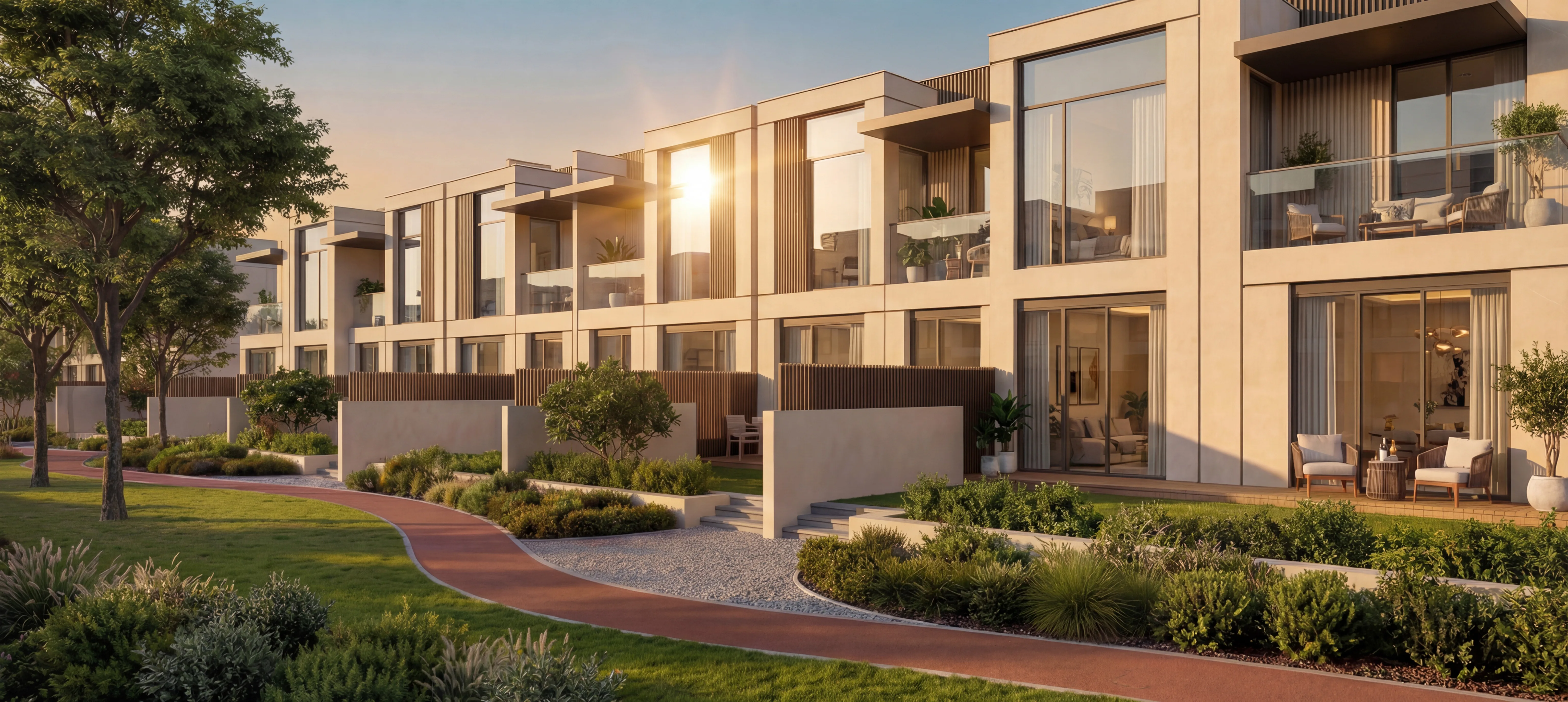 Signature Townhouses & Premium Gated Residences Back View